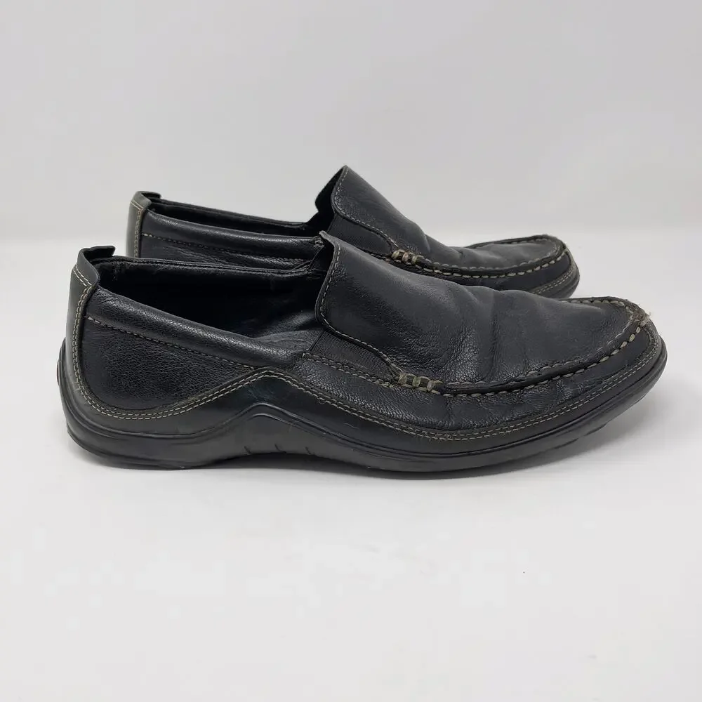 Cole Haan Mens Size 10 Black Tucker Venetian Loafer Slip On Comfort Casual Shoe